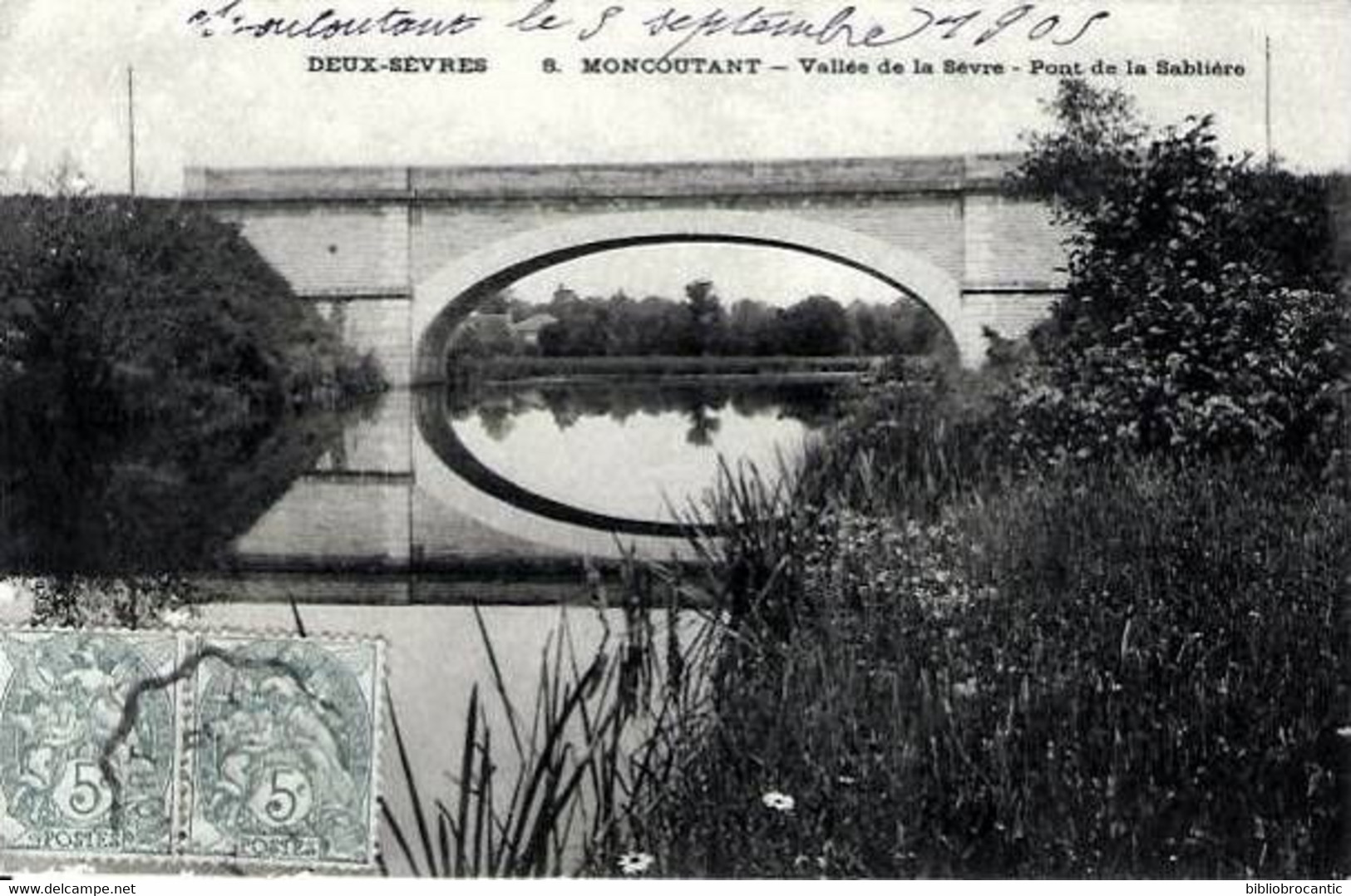 D79 - MONCOUTANT - VALLEE DE LA SEVRE < VUE DU PONT DE LA SABLIERE - Moncoutant