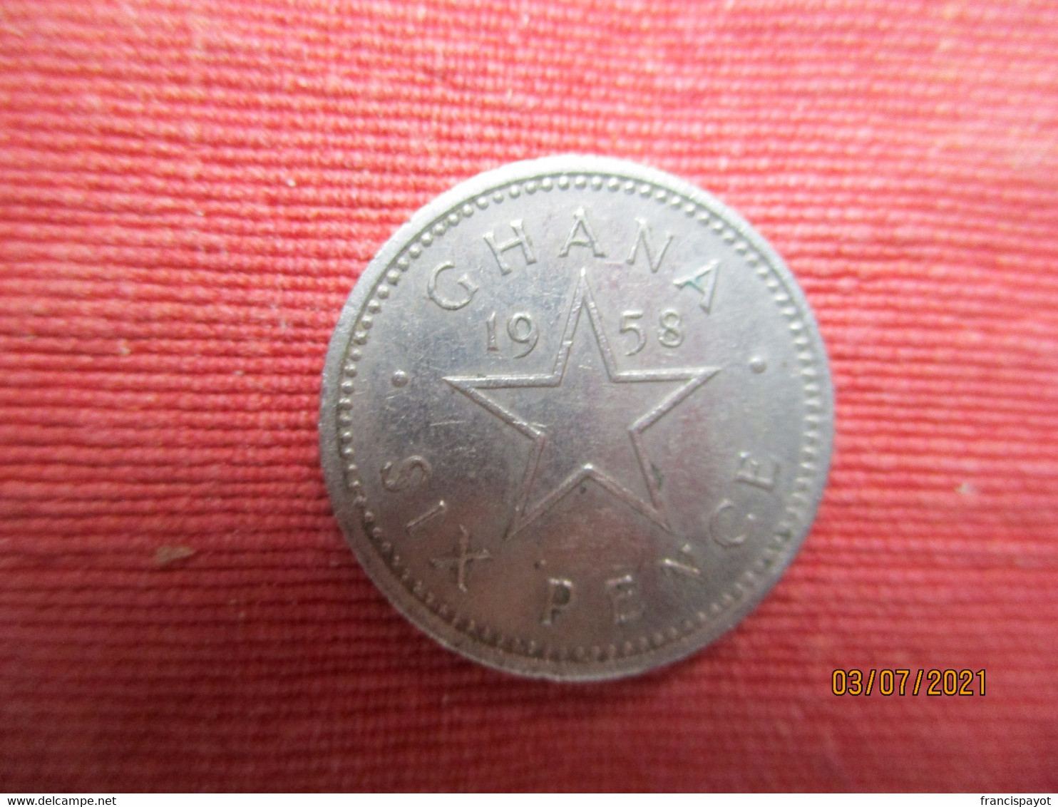 Ghana: 6 Pence 1958 - Ghana