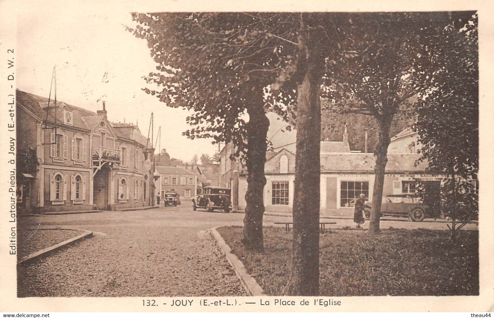 ¤¤   -   JOUY   -   La Place De L'Eglise    -  ¤¤ - Jouy