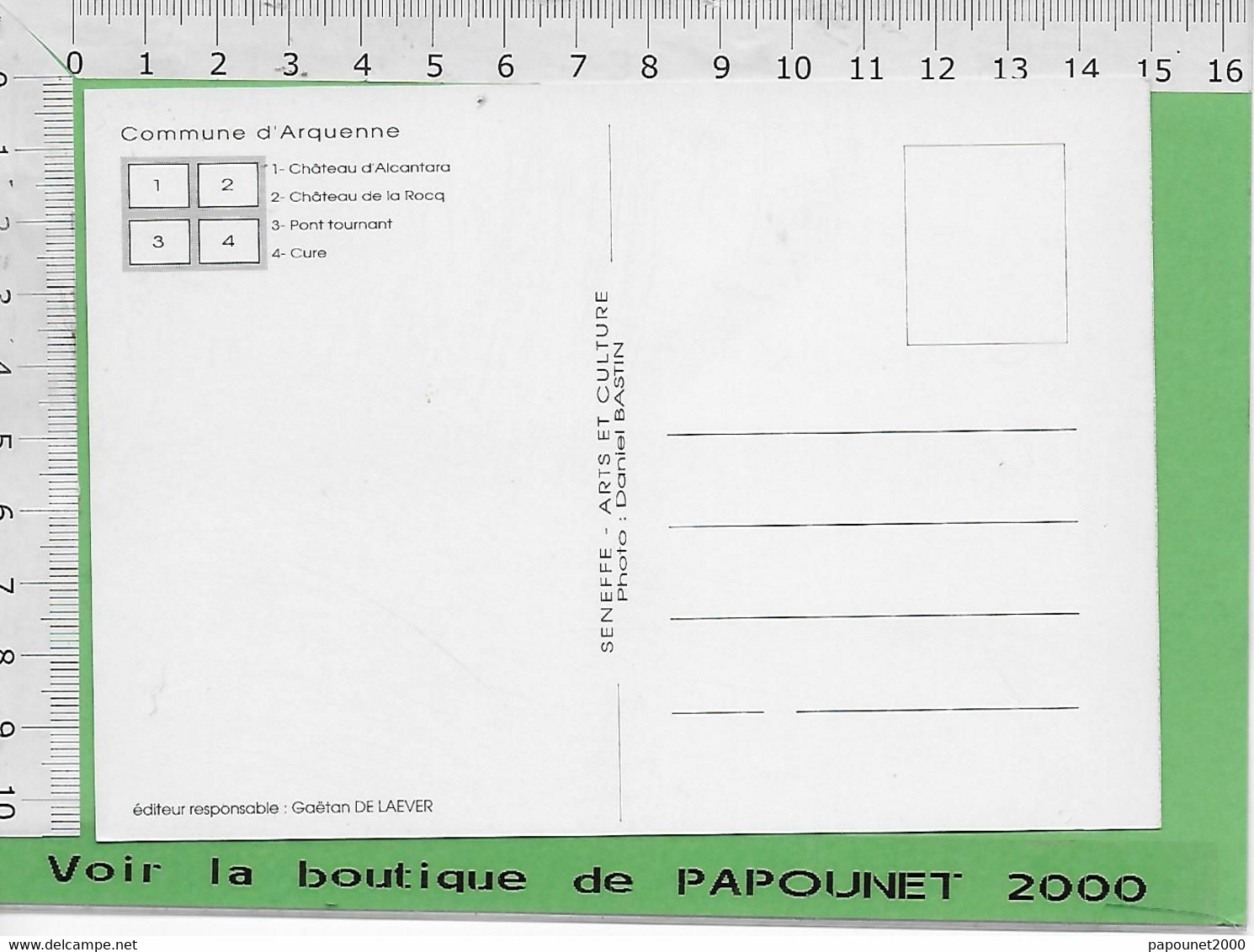 01726 * Be SENEFFE / Arquenne Carte Multi-vues - Seneffe