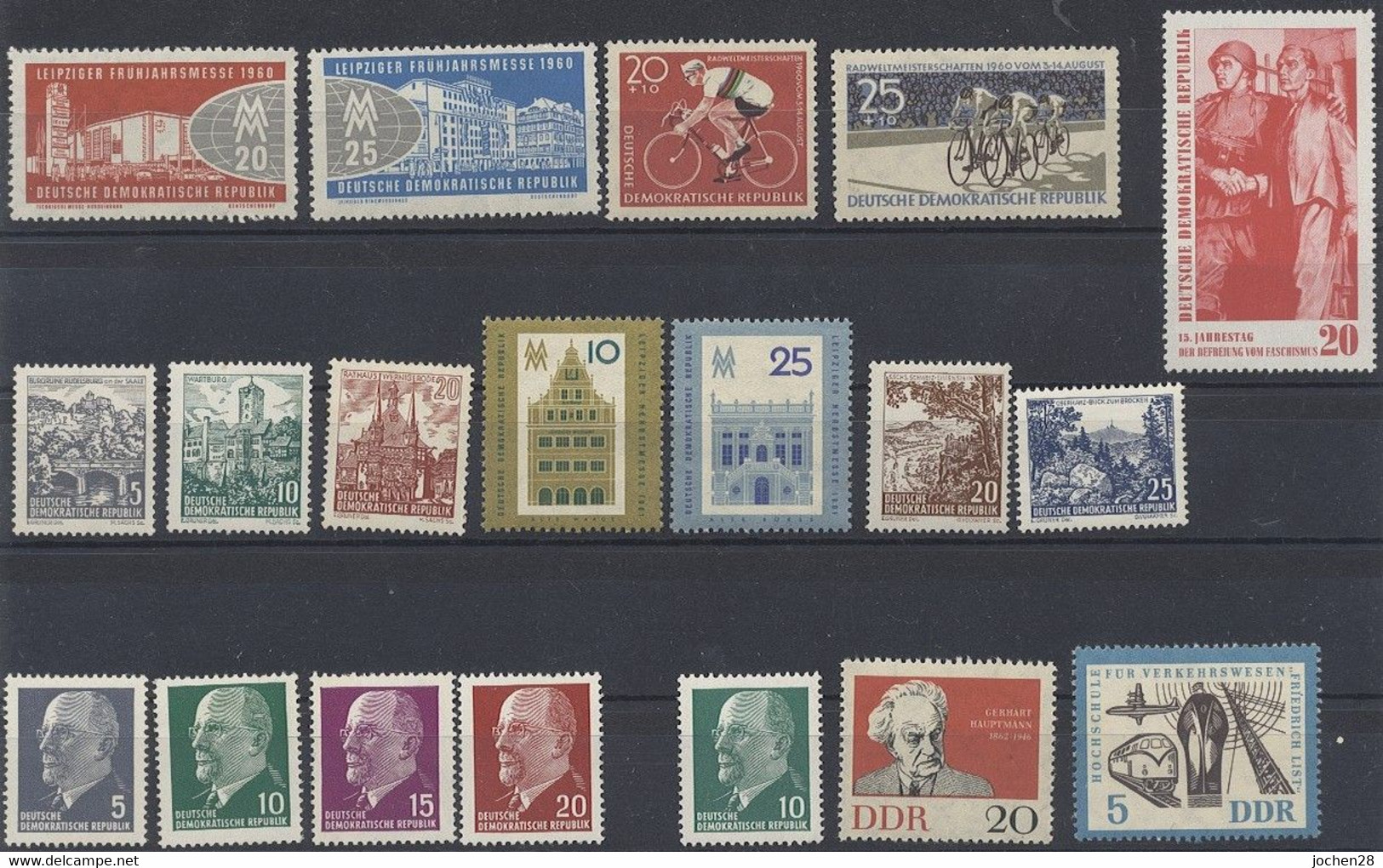 DDR Lot Aus 1960 Bis 1962 ** - Postfrisch - Nuovi