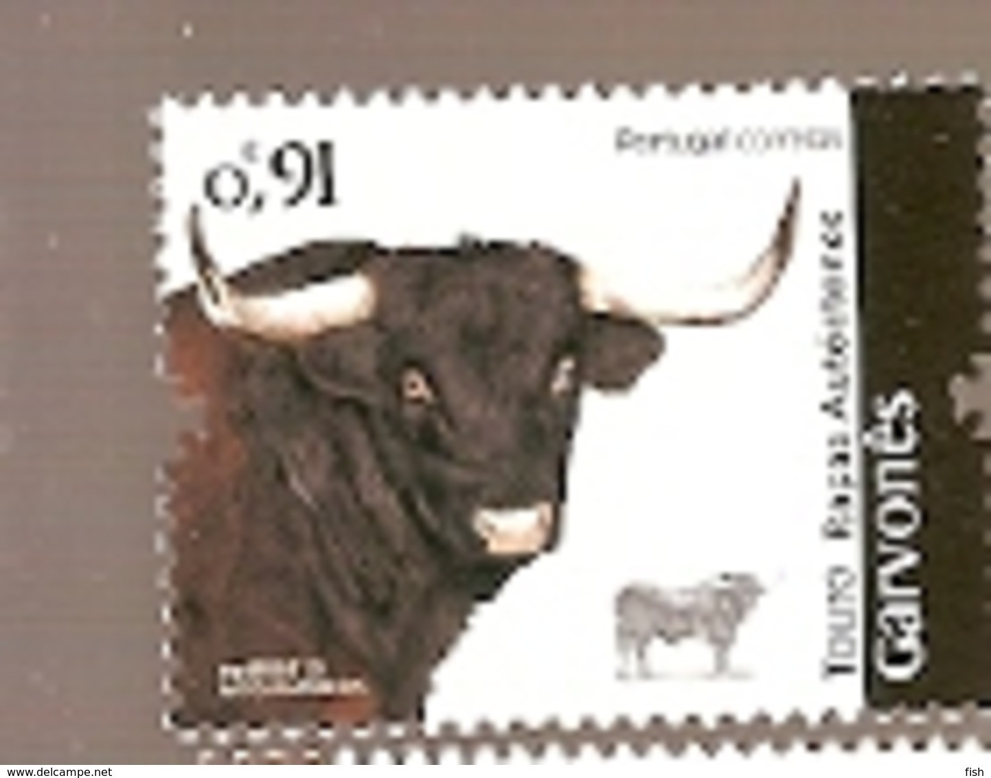 Portugal ** & Autochthonous Breeds Of Portugal, Taurus Garvones, III Group 2020 (81680) - Farm