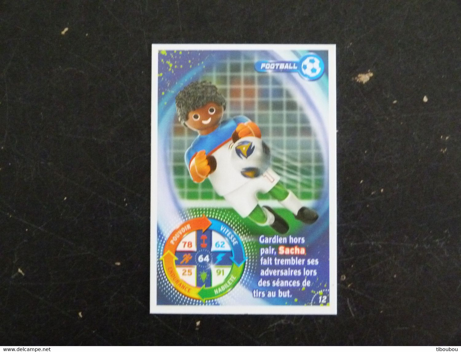 CARTE CARREFOUR PLAYMOBIL N° 12 - FOOTBALL - Other & Unclassified