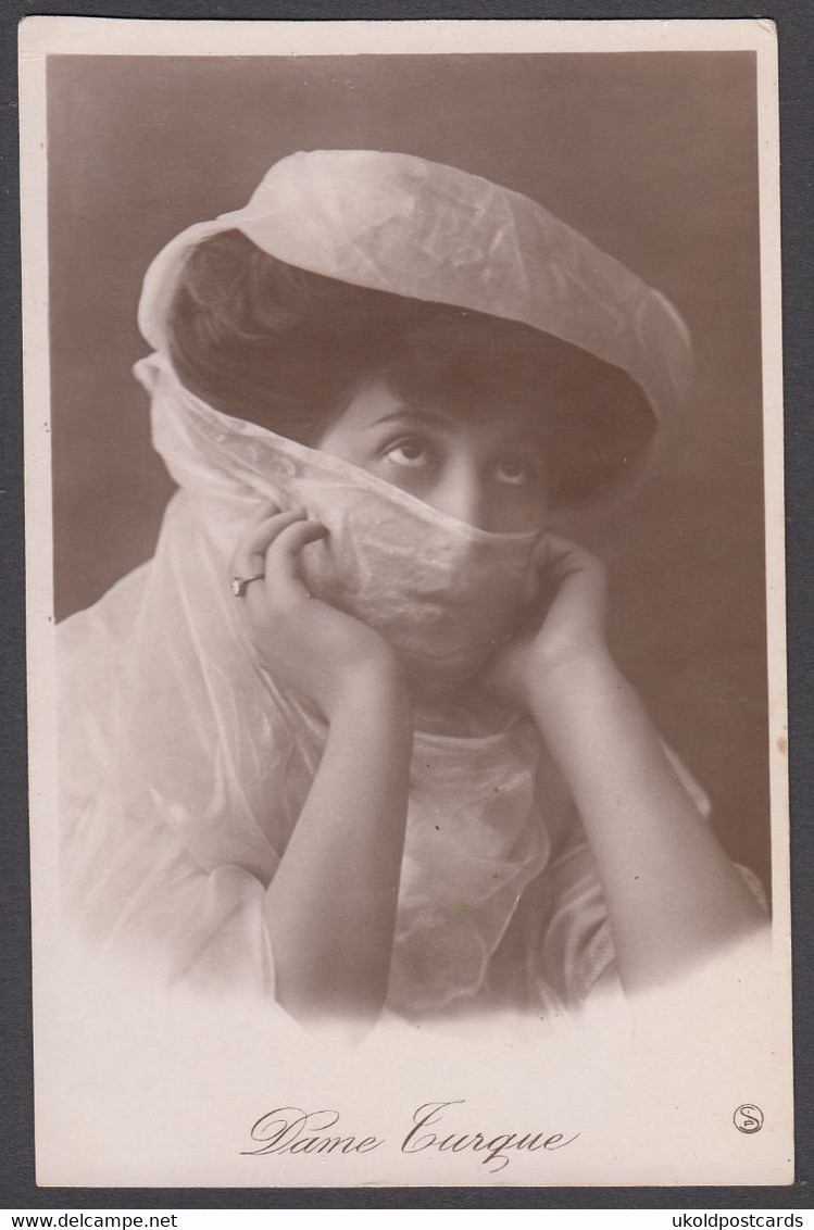 Egypt - Ethnic Egypte - Dame Turque / Turkish Lady - Real Photo - Persons