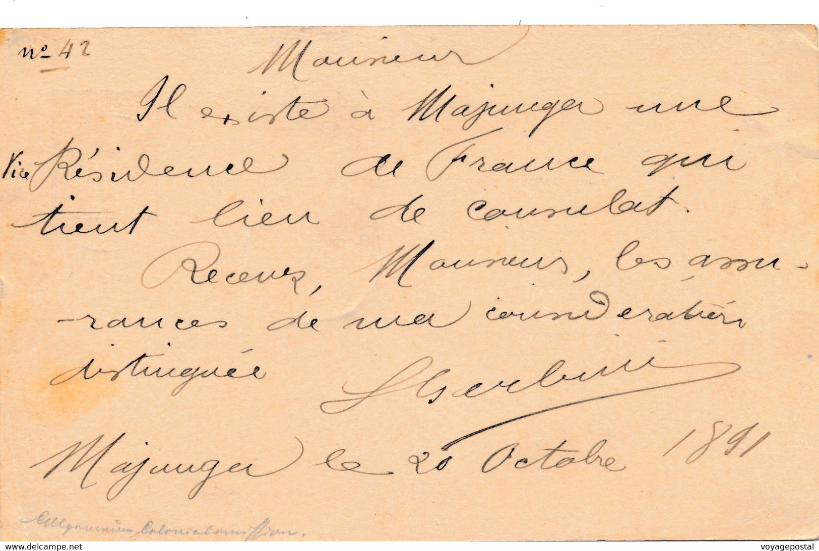 CARTE ENTIER POSTAL ALPHEE DUBOIS MAJUNGA LA REUNION A MADAGASCAR SALZBOURG - Briefe U. Dokumente