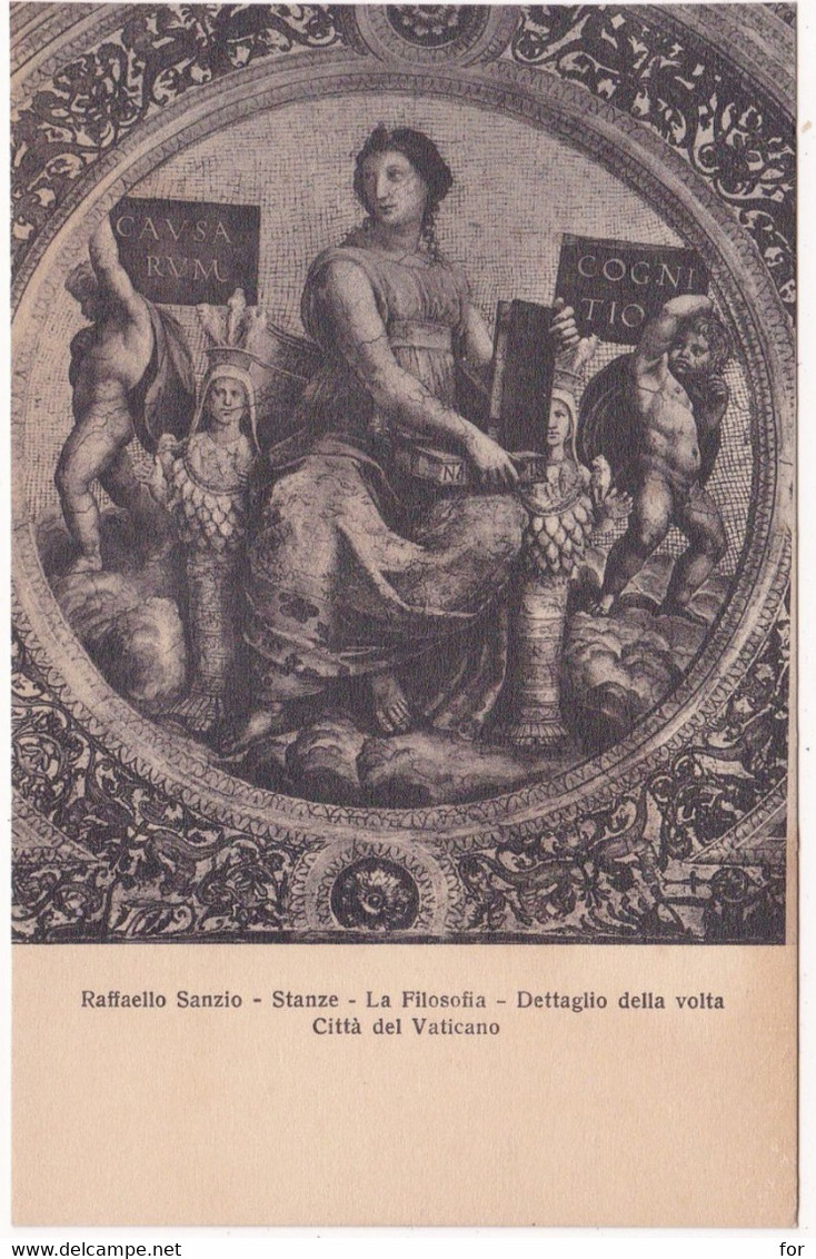 Vatican : Raffaello Sanzio : Stanze : La Filosofia - Dettaglio Della Volta : Città Del Vaticano : Peintre - Religion - Vatikanstadt