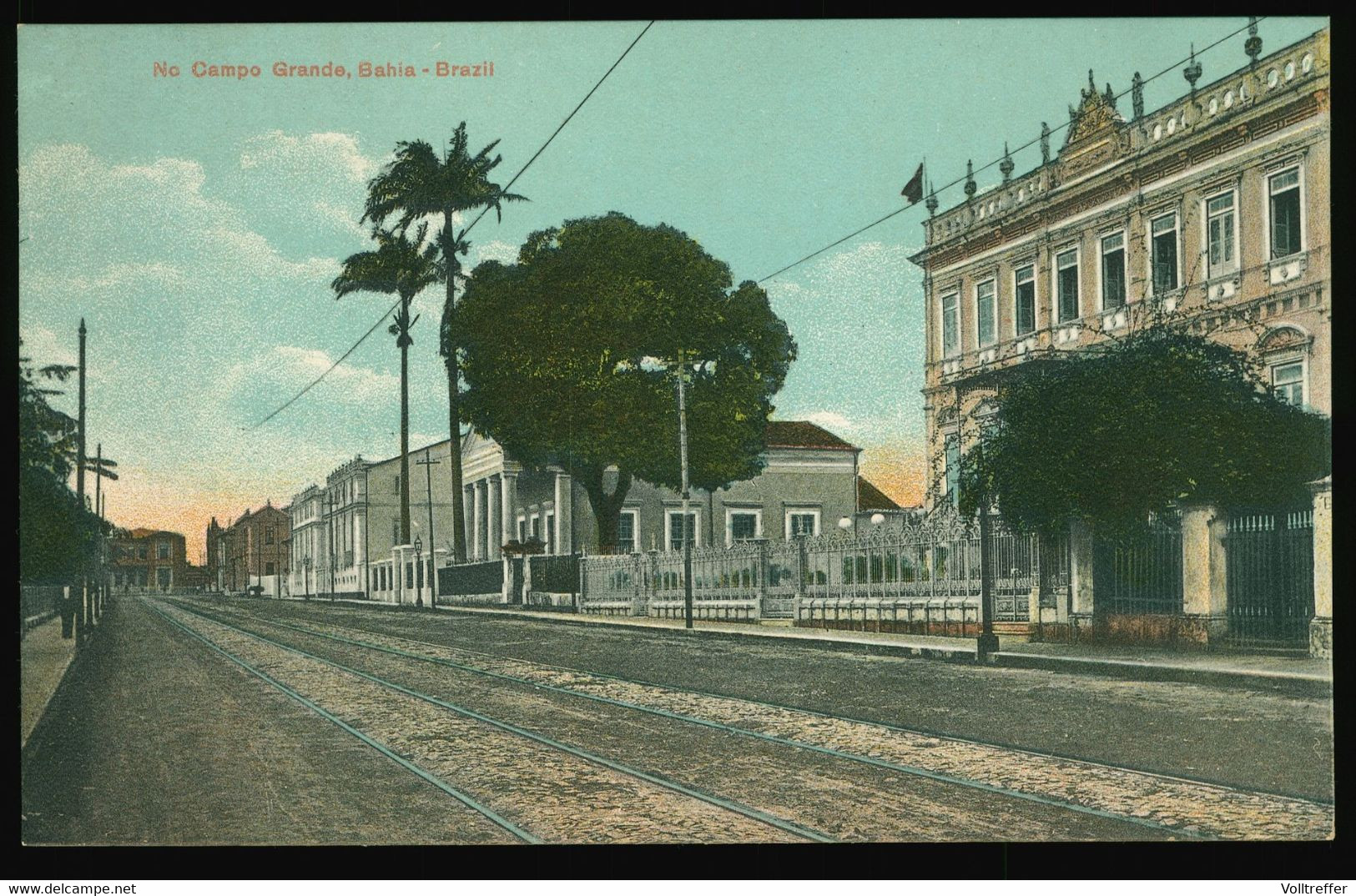 AK 1915 No Campo Grande, Bahia Brazil, Brasilien, Farbig - Campo Grande