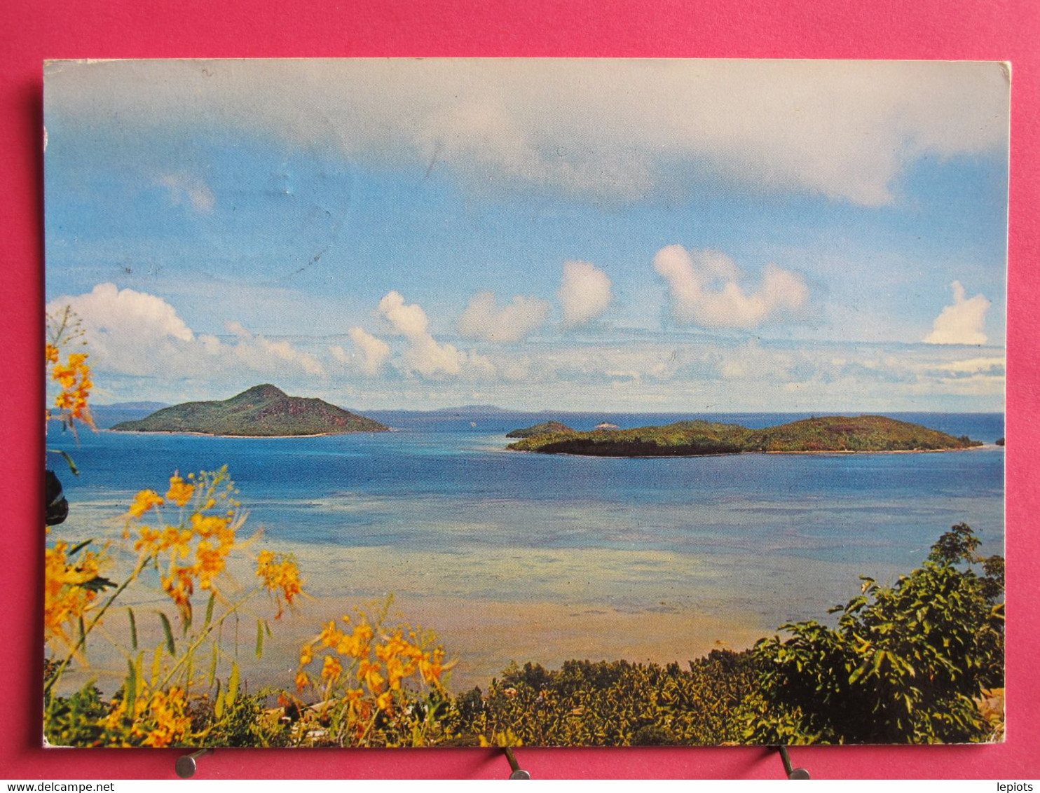 Visuel Très Peu Courant - Seychelles - A View Of Mahé Showing St. Anne And Cerf Island - R/verso - Seychellen