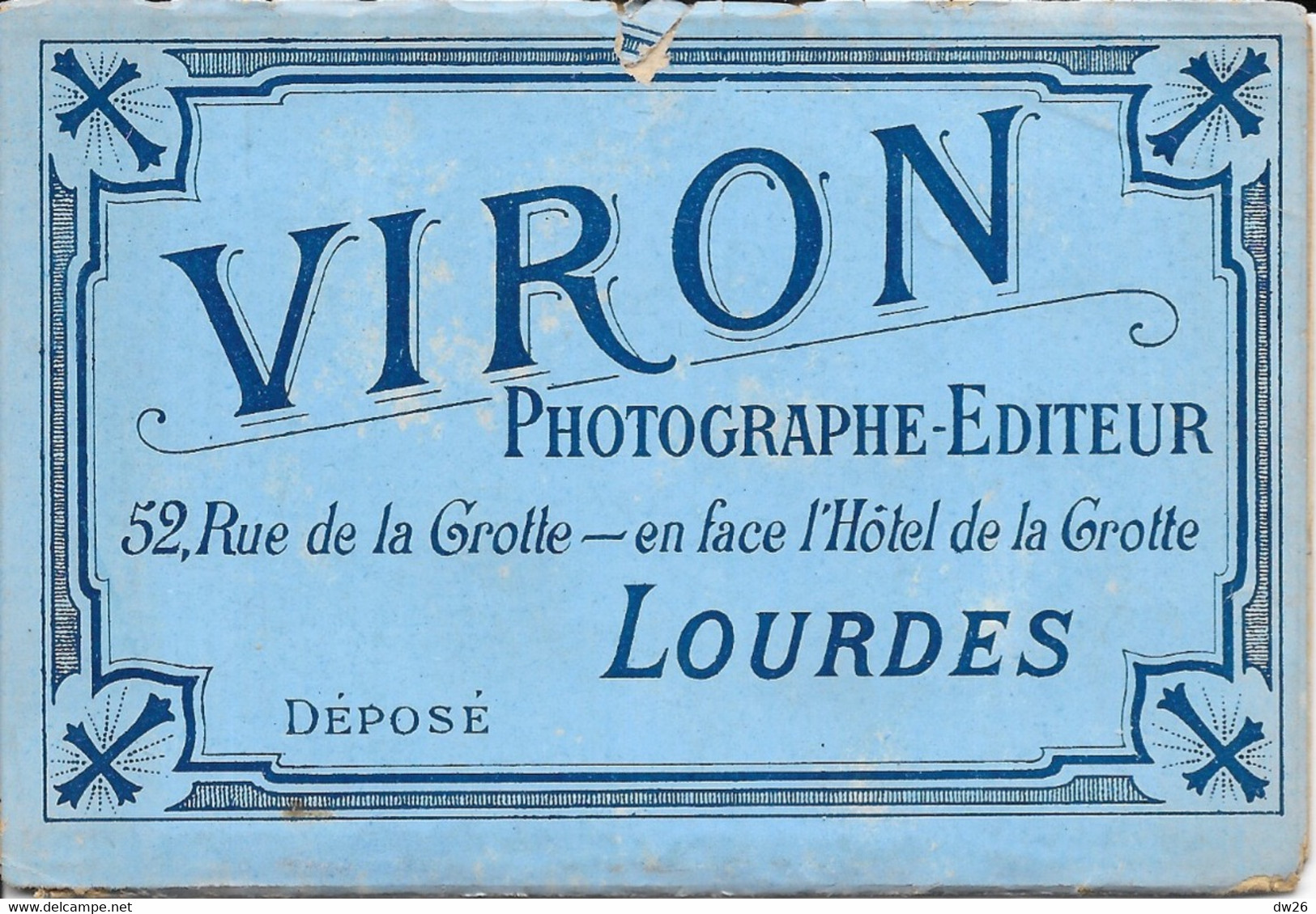 Pochette, Dépliant Touristique Avec 20 Illustrations De Lourdes: Souvenir De Bétharam Par Viron, Photographe - Cuadernillos Turísticos