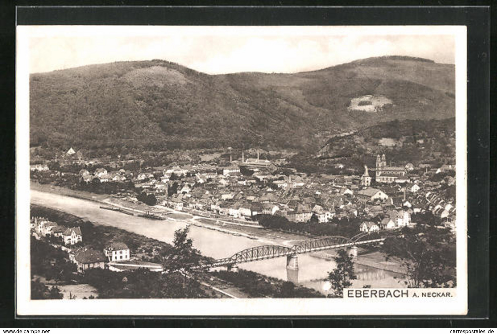 AK Eberbach / Neckar, Stadtpanorama - Eberbach