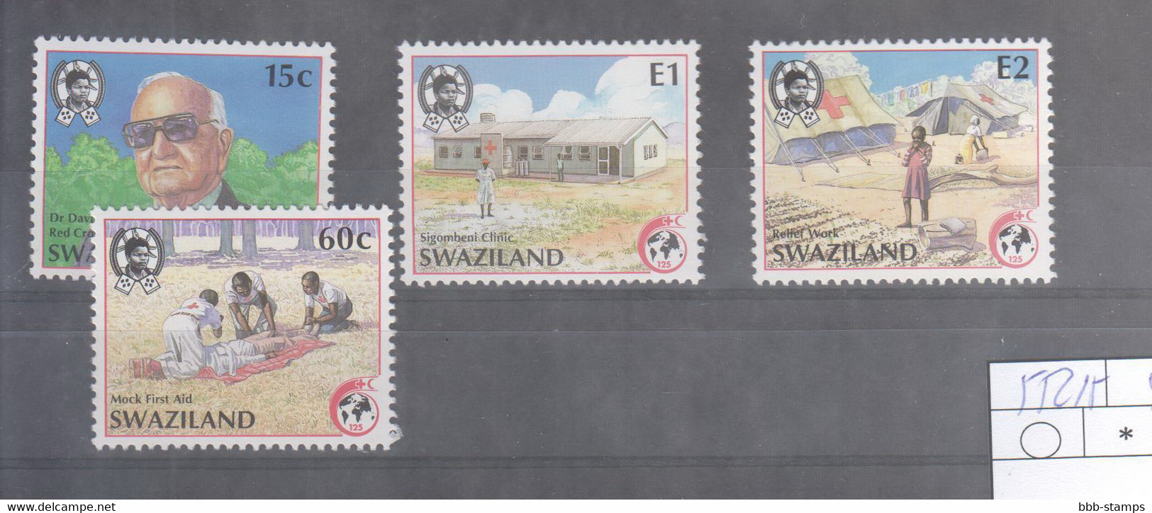 Swaziland Michel Cat.No. Mnh/** 552/555 - Swaziland (1968-...)