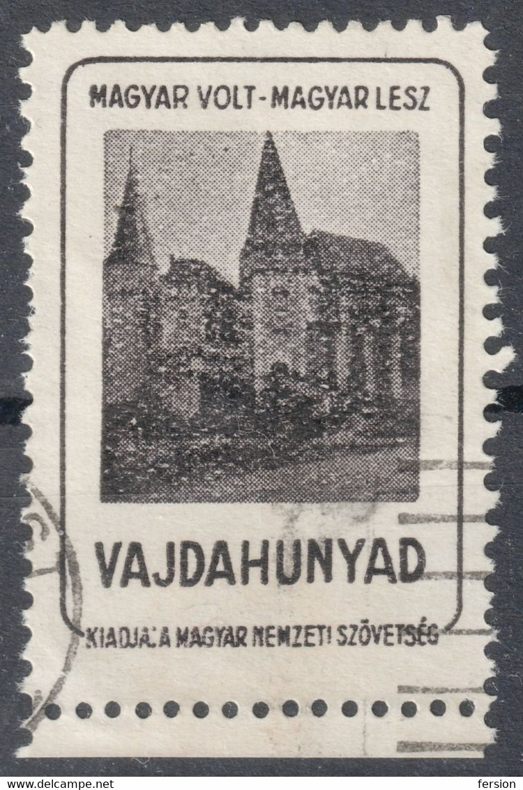 Vajdahunyad Hunedoara - Palace Castle - Occupation Revisionism WW1 Romania Hungary Transylvania - Used - Siebenbürgen (Transsylvanien)