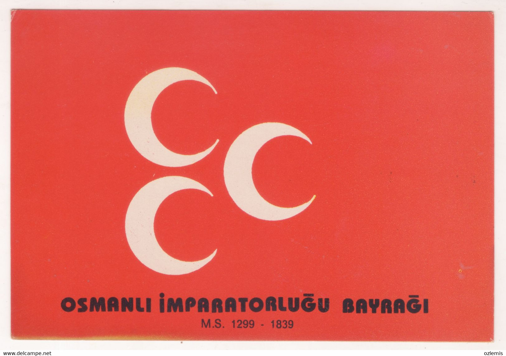 OTTOMAN FLAGS POSTCARD - Flaggen