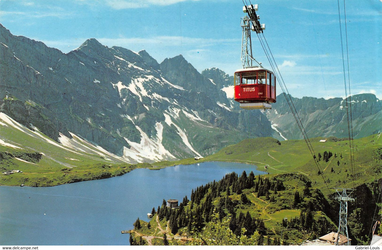 Engelberg Luftseilbahn Trübsee Titlis - Engelberg