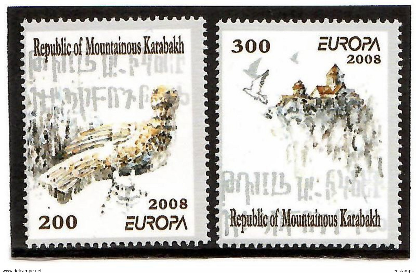 Armenia / Nagorno Karabakh 2008 ● Europa CEPT●  Letters. 2v. - Armenia