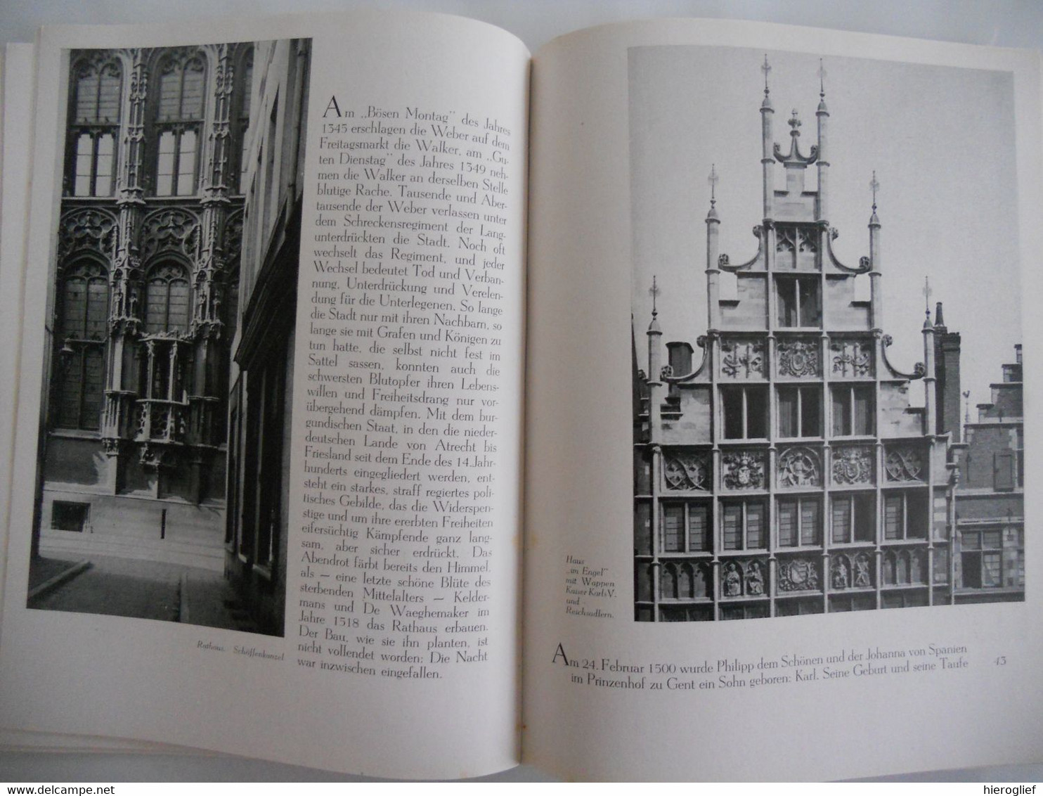 GENT DIE STOLZE von Friedrich Gorissen leie schelde gravensteen wiek op brugge architectuur kunst