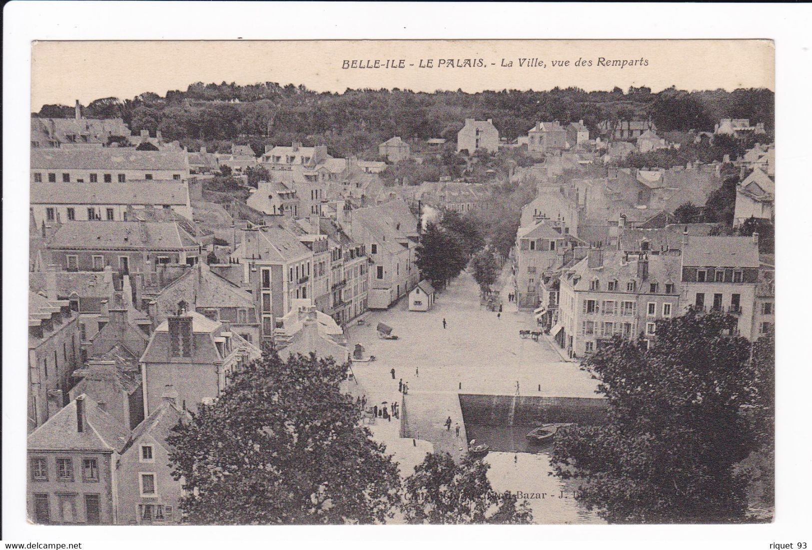 BELLE-ILE- LE PALAIS - La Ville, Vue Des Remparts - Belle Ile En Mer