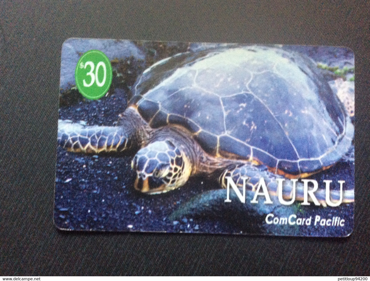 CARTE MAGNÉTIQUE  NAURU  *30  Sea Turtle - Nauru