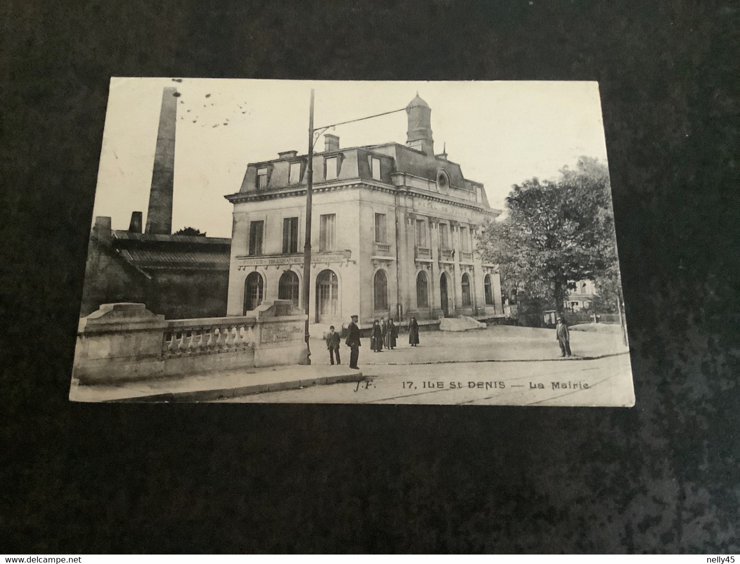 Carte Postale L île Saint Denis N 17 La Mairie - L'Ile Saint Denis