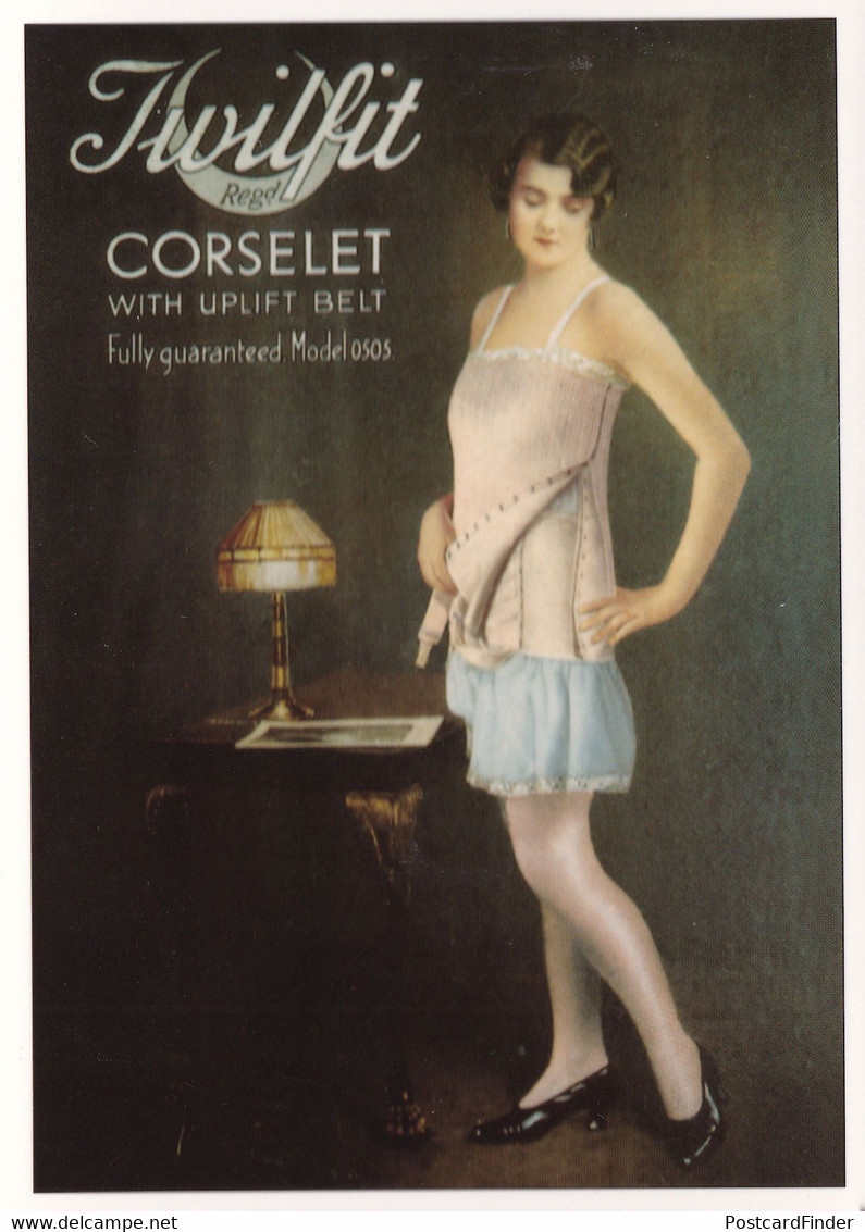 Twilfit Corset Corselet Advertising Lingerie Postcard - Reclame