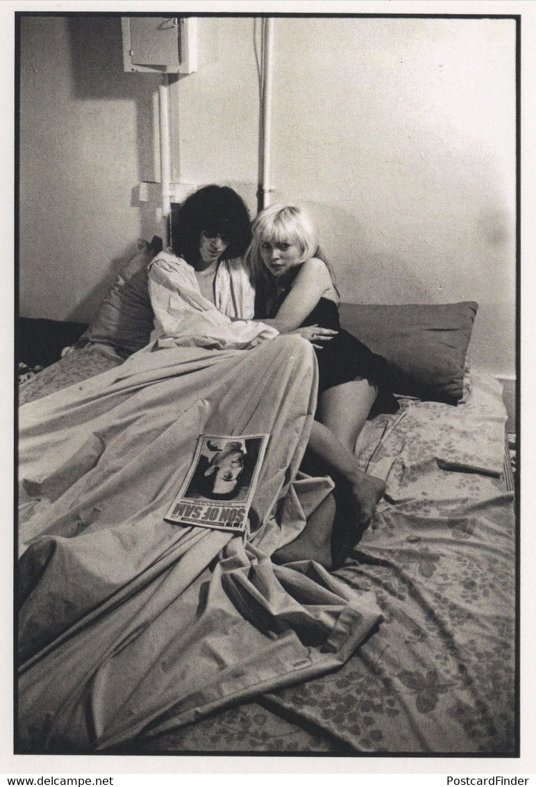 Debbie Harrie Blondie Punk Rock Ramones NY 1977 Photo Postcard - Fotografie