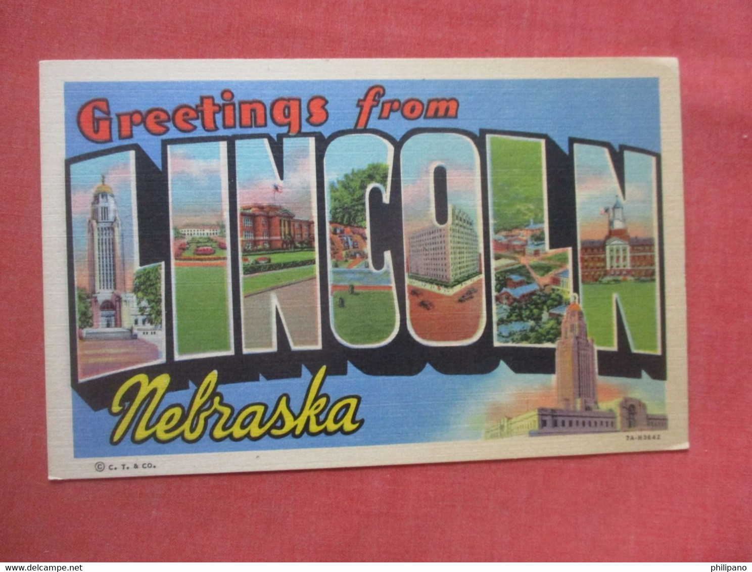 Greetings  Lincoln Nebraska > Lincoln    Ref 5023 - Lincoln