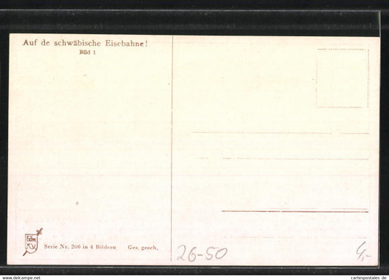 Künstler-AK Hans Boettcher: Menschen Versuchen Den Zug Zu Erreichen, Auf De Schwäbische Eisebahne... - Boettcher, Hans