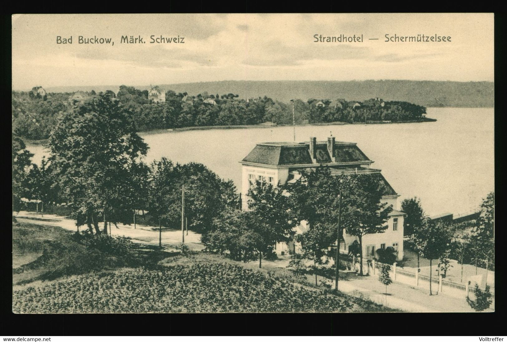 AK Um 1915 Bad Buckow, Märkische Schweiz, Strandhotel Am Scharmützelsee - Buckow