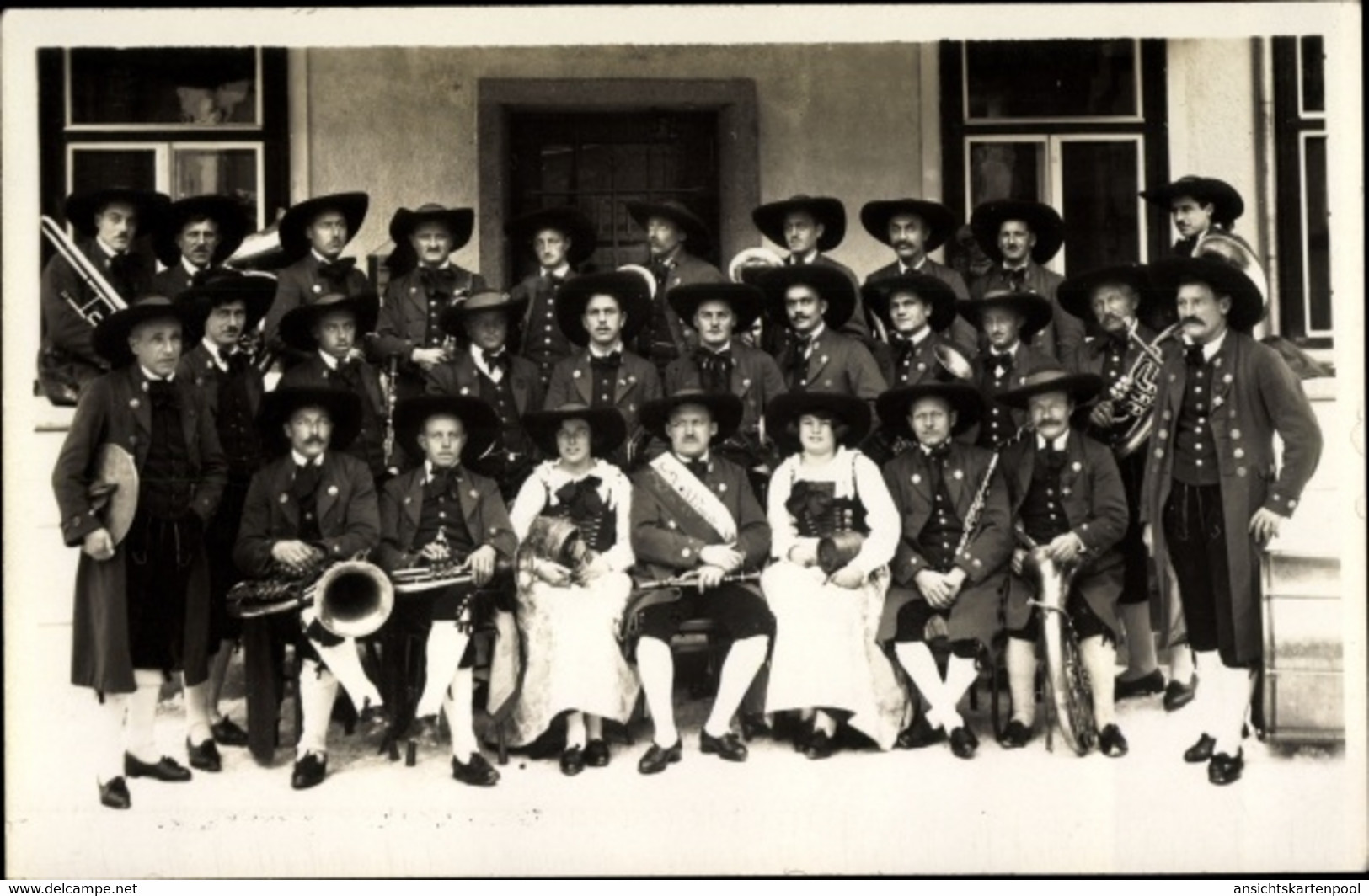 CPA Sankt Anton Am Arlberg Tirol, Musikkapelle, Gruppenbild - Other & Unclassified