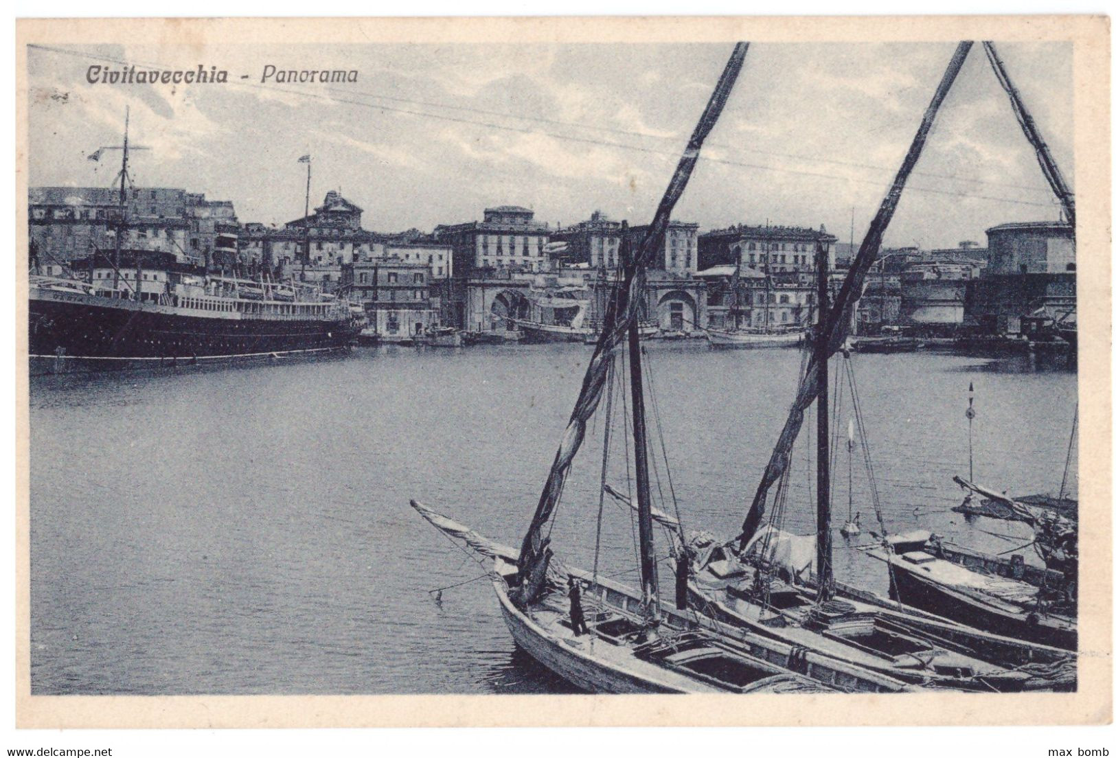 1931 CIVITAVECCHIA 20 PANORAMA     ROMA - Civitavecchia