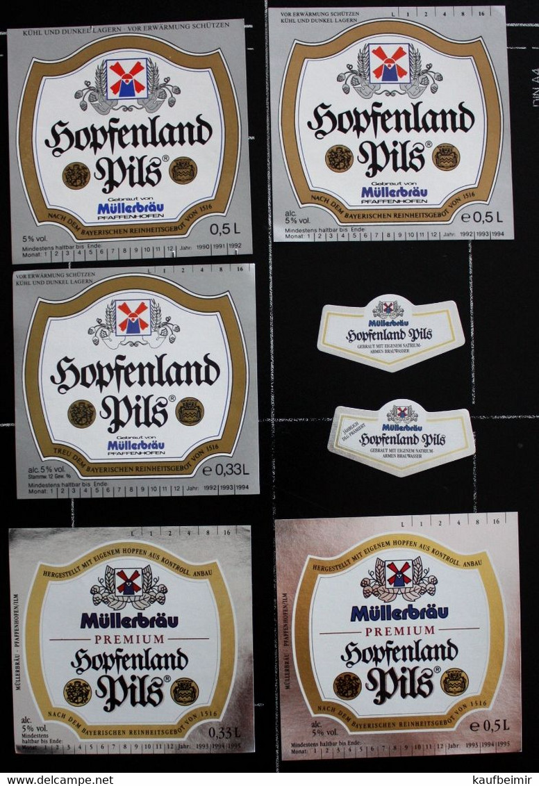 Bieretiketten Bieretikette Deutschland Pfaffenhofen Müller #ZZS - Bier