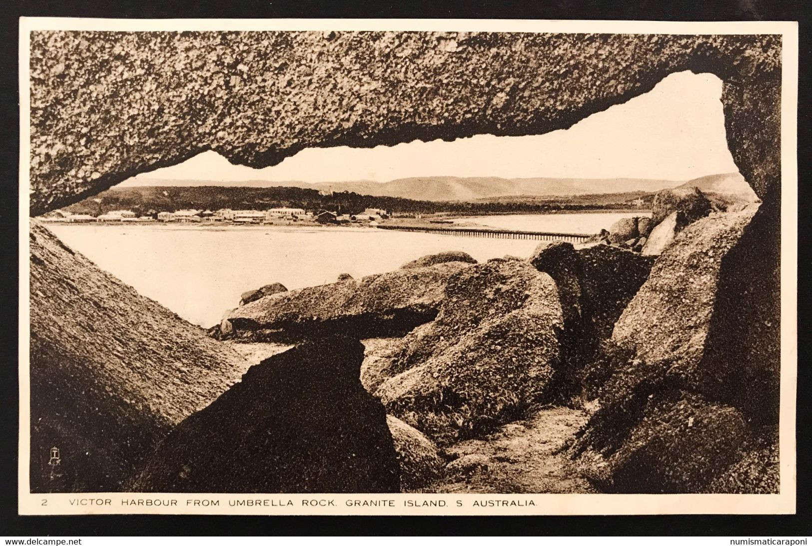 Victor Harbour From Umbrella Rock Granite Island S. Australia NON VIAGGIATA CODICE C.3082 - Sonstige & Ohne Zuordnung