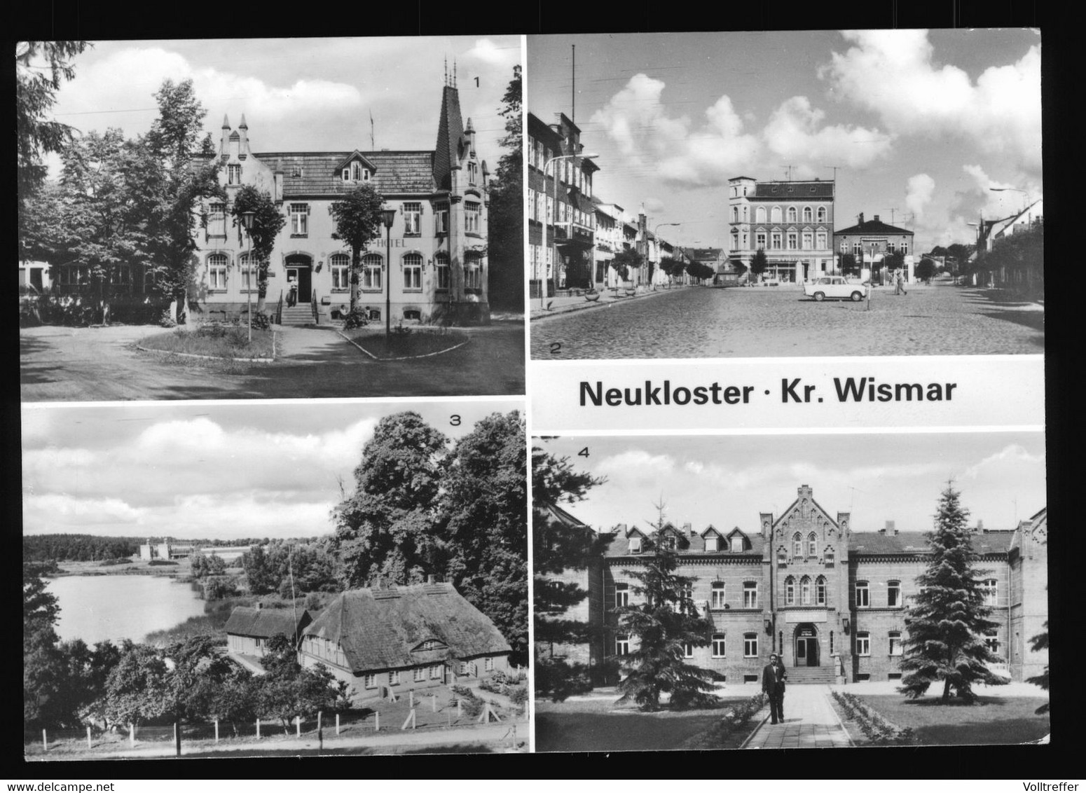 DDR Mehrbild AK 1980 Neukloster Kreis Wismar Mit Marktplatz - Neukloster