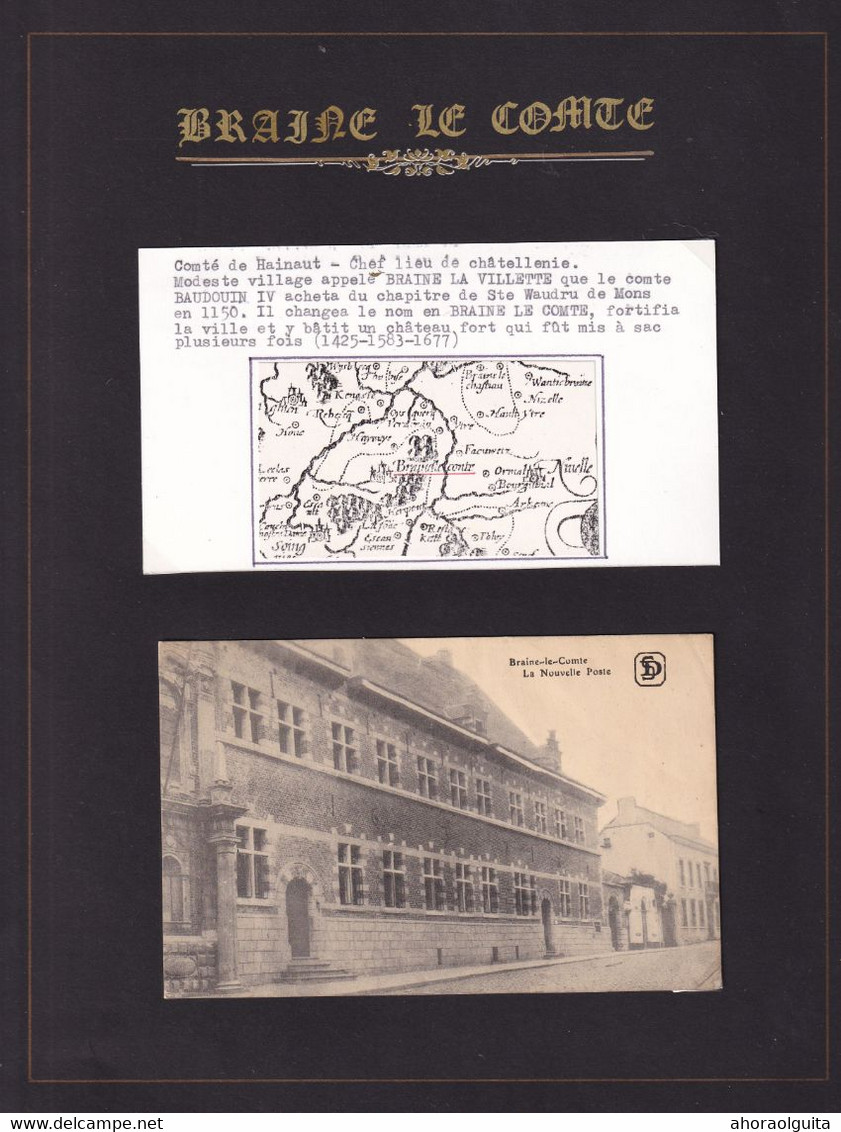 DT481 -- Collection BRAINE LE COMTE -  Carte-Vue La Nouvelle Poste , Circulée En 1923 - Braine-le-Comte