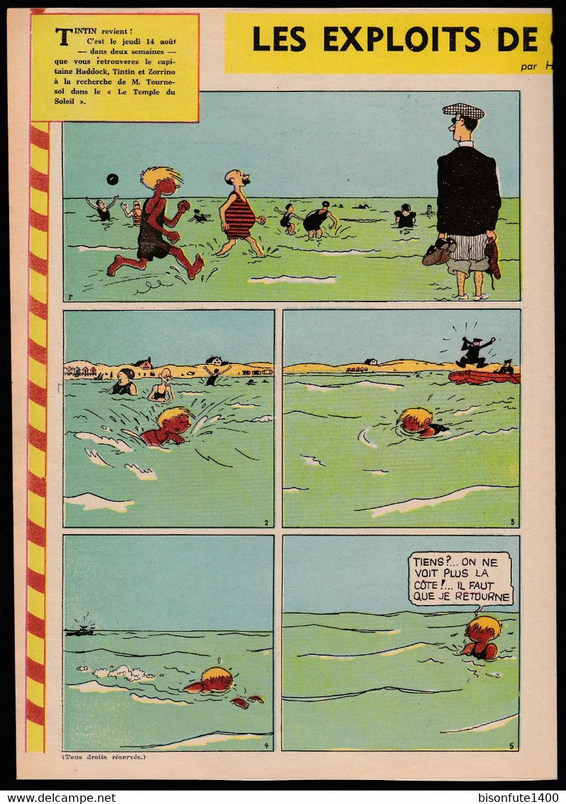 TINTIN - Hergé : Les Aventures De Quick Et Flupke 1ère Version Couleur Datant De 1947 Et Paru Dans Le Journal TINTIN. - Quick Et Flupke