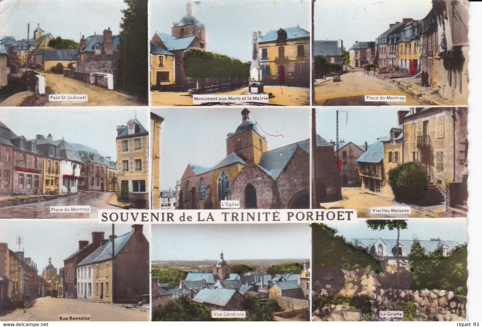 SOUVENIR De La TRINITE PORHOET - (multi Vue. 9 Vues) - Autres & Non Classés