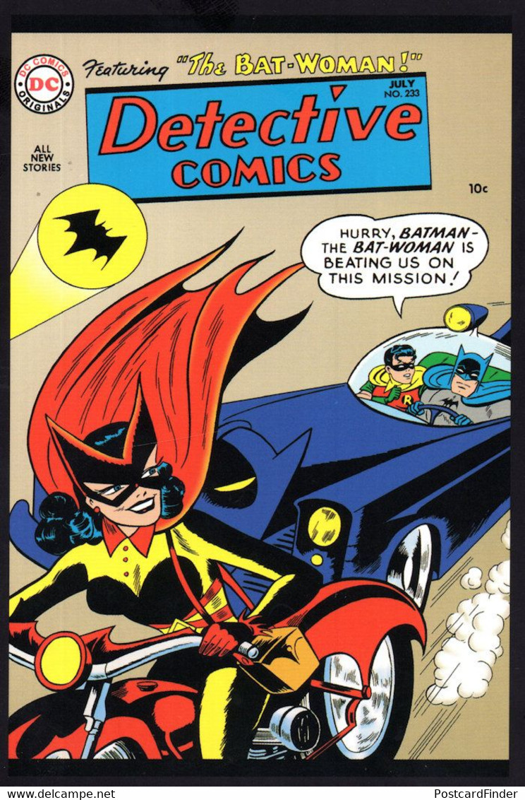 Batman Robin & Batwoman Detective 400th Issue Comic S Book Postcard - Comicfiguren