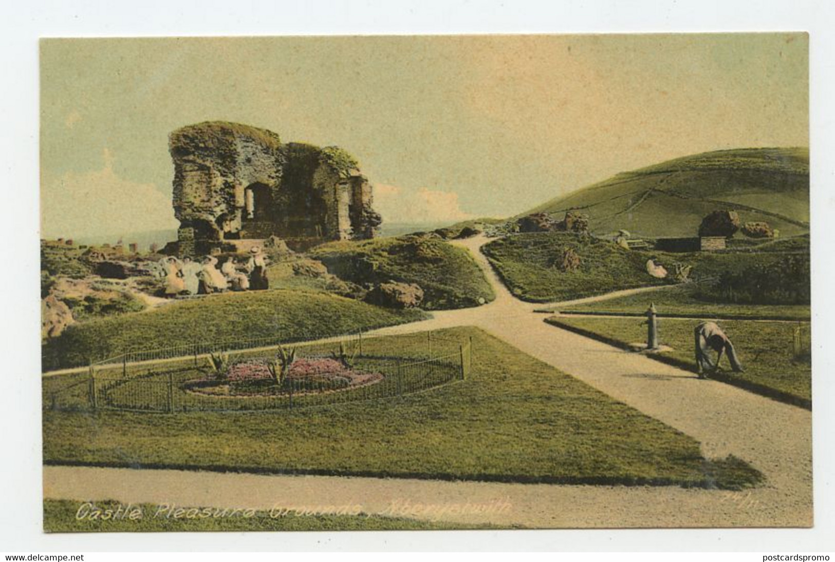 ABERYSTWITH, Cardiganshire, Castle Pleasure Grounds  ( 2 Scans ) - Cardiganshire