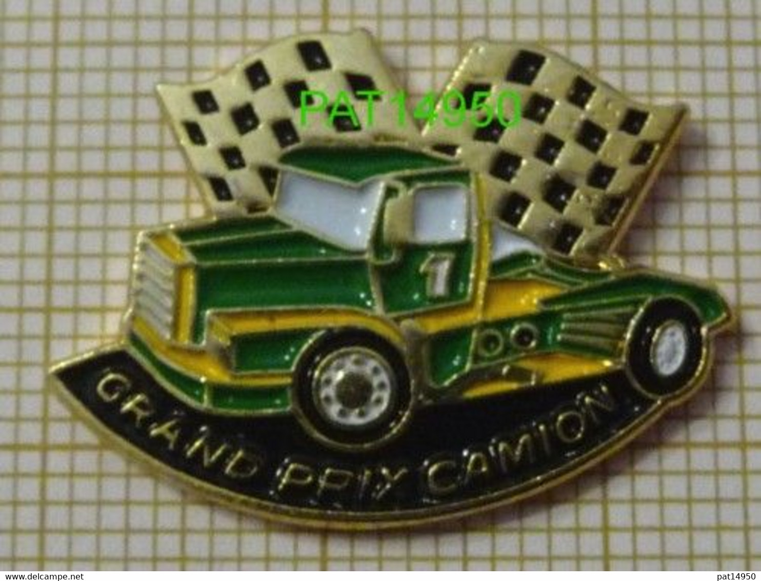 GRAND PRIX CAMION Cabine VERTE Base Dorée - Transportes