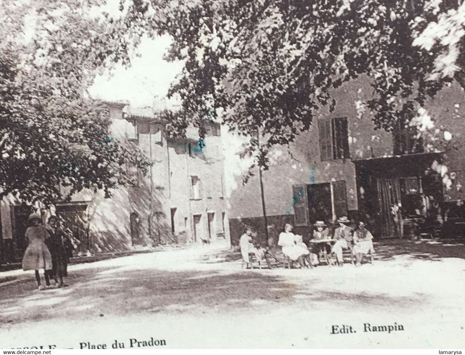 [83] Var  Besse-sur-Issole Place Du Pradou  CPA Carte Postale -☛ Endoume Marseille France 1920...timbre Pasteur - Besse-sur-Issole