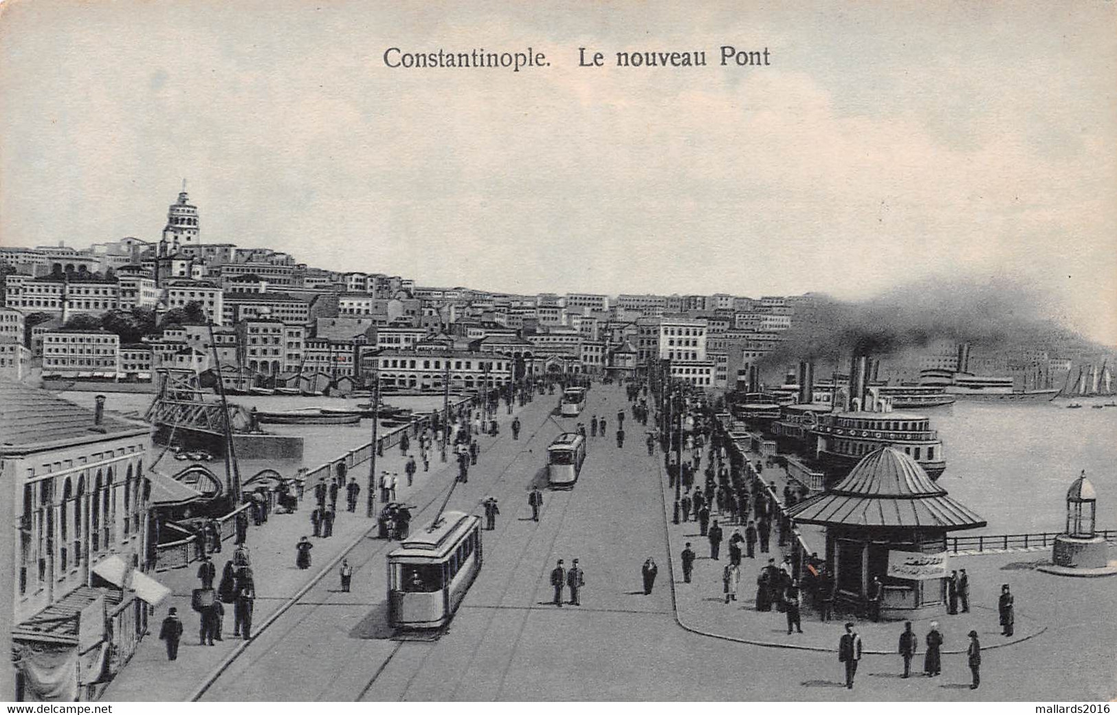 CONSTANTINOPLE - LE NOUVEAU PONT ~ AN OLD POSTCARD #2133158 - Türkei