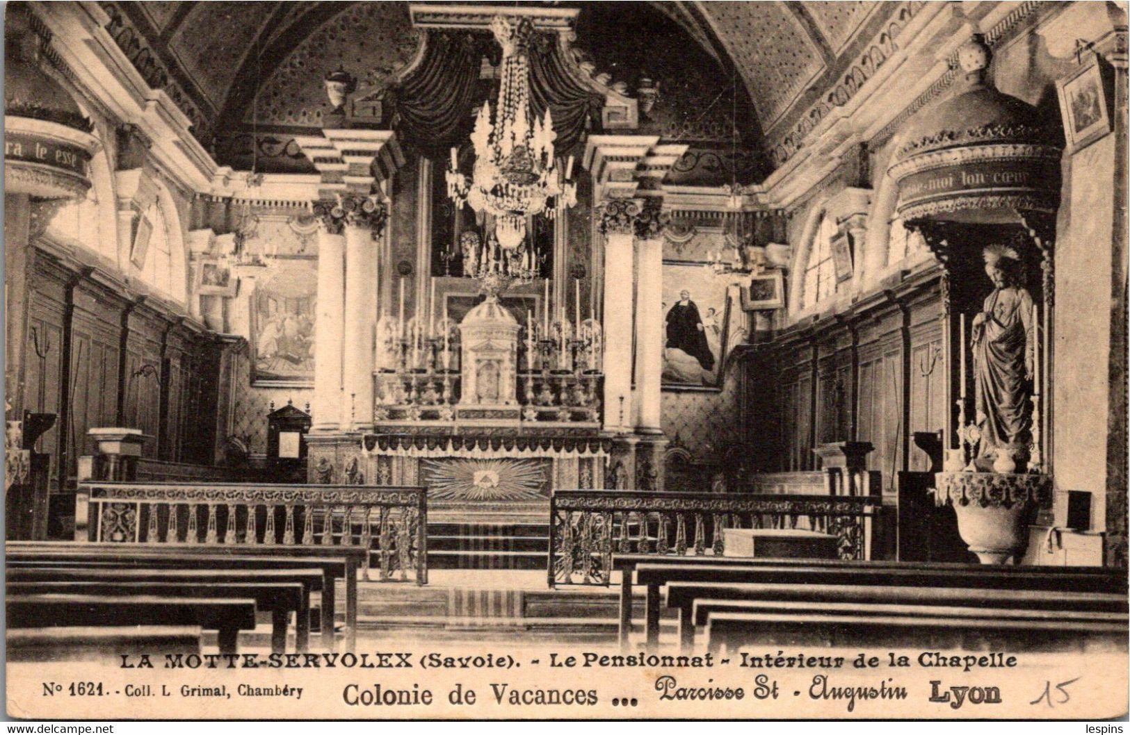 73 - La MOTTE SERVOLEX --  Le Pensionnat - Intérieur De La Chapelle - La Motte Servolex