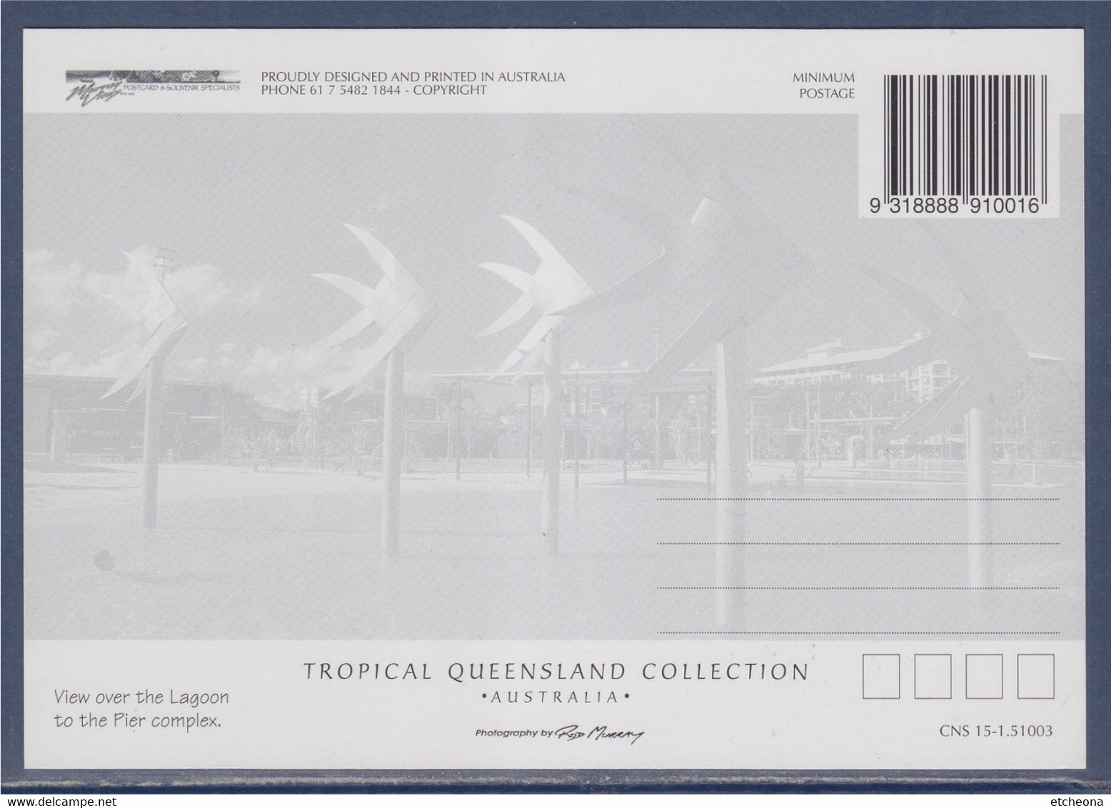 Cairns, Esplanade Lagoon,  Une Lagune D'eau Salée Où Se Baigner. Australie Carte Postale Neuve - Cairns