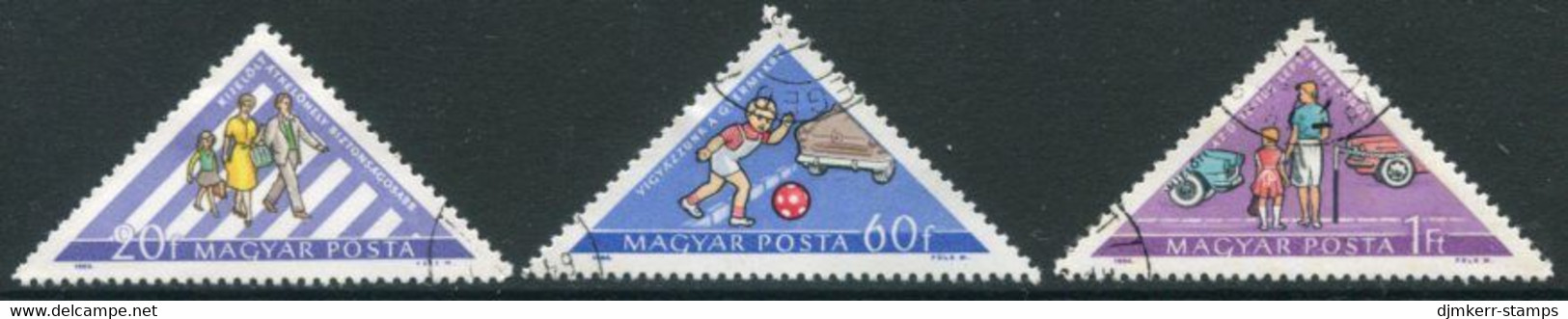 HUNGARY 1964 Road Safety Used.  Michel 2064-66 - Usati