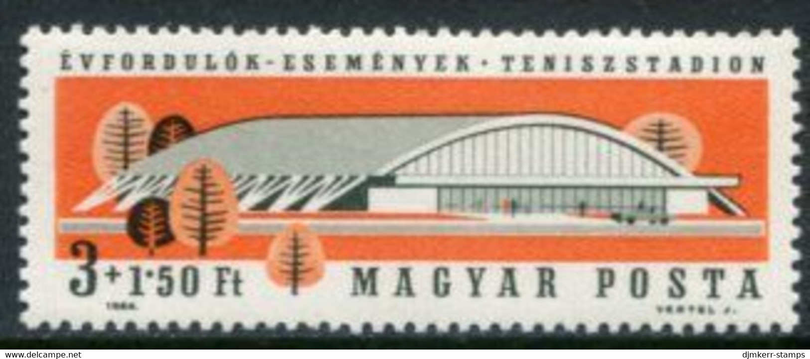HUNGARY 1964 Tennis History Exhibition MNH / **.  Michel 2043 - Ongebruikt