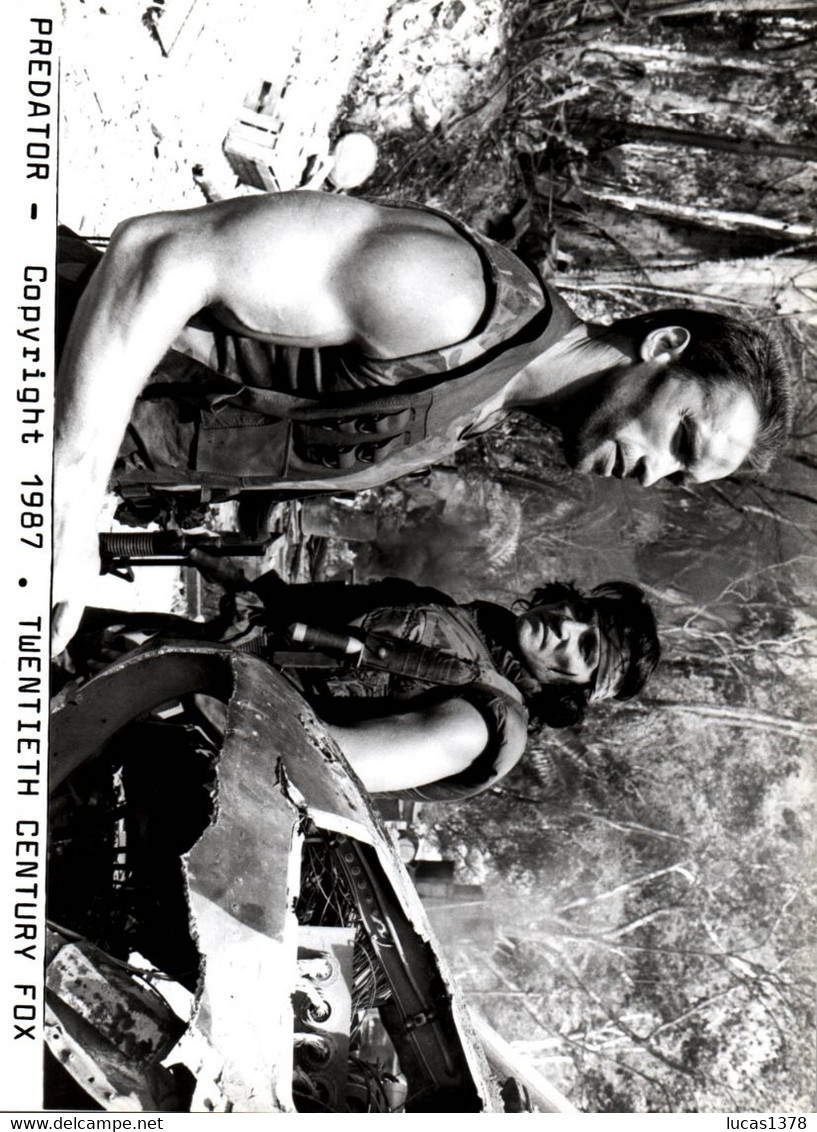 9 PHOTOS  D EXPLOITATION  / PREDATEUR / PREDATOR  / ARNOLD SCHARZENNEGER  / TWENTIETH CENTURY FOX / 1987