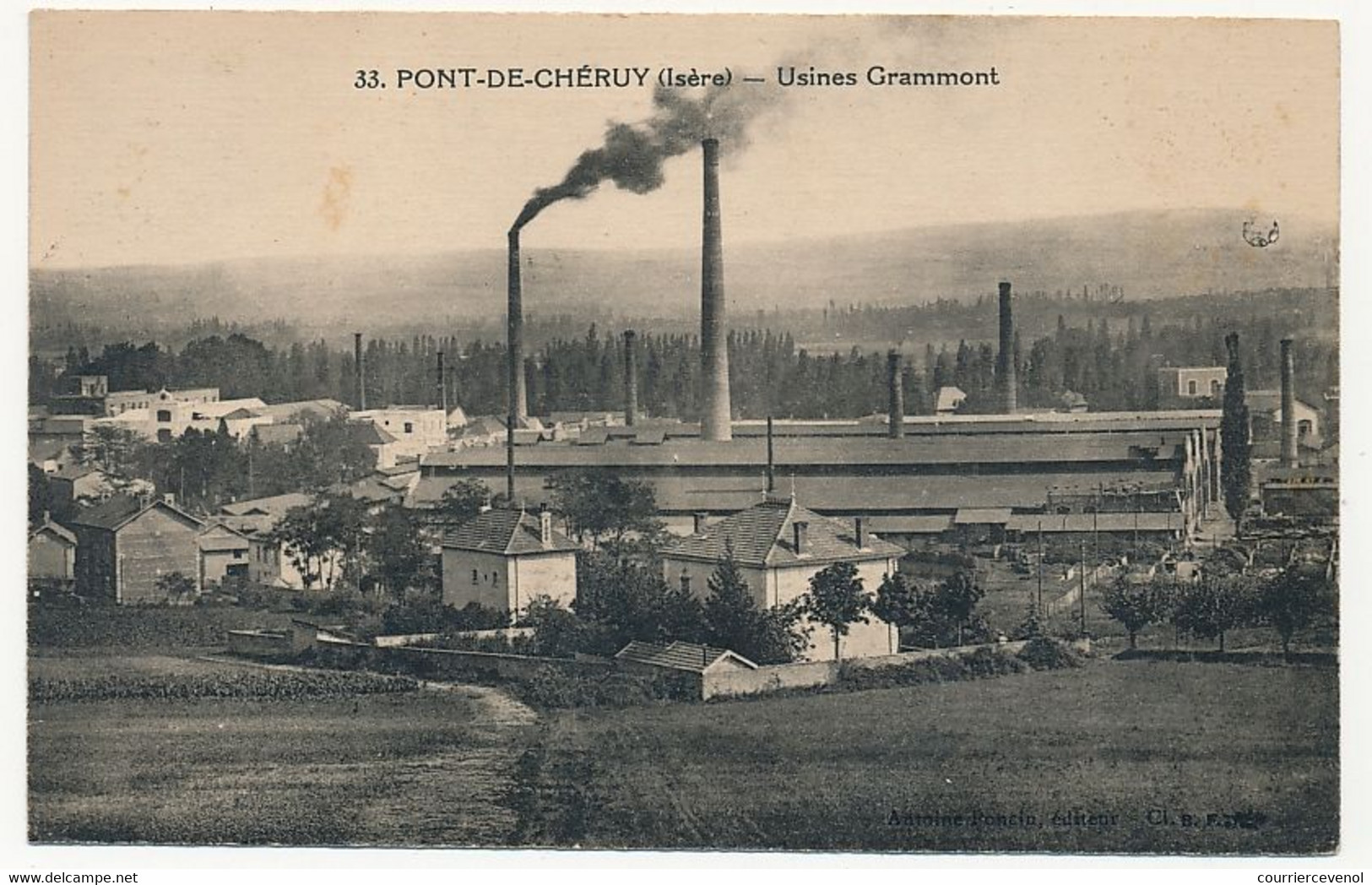 CPA - PONT-DE-CHERUY (Isère) - Usines Grammont - Pont-de-Chéruy