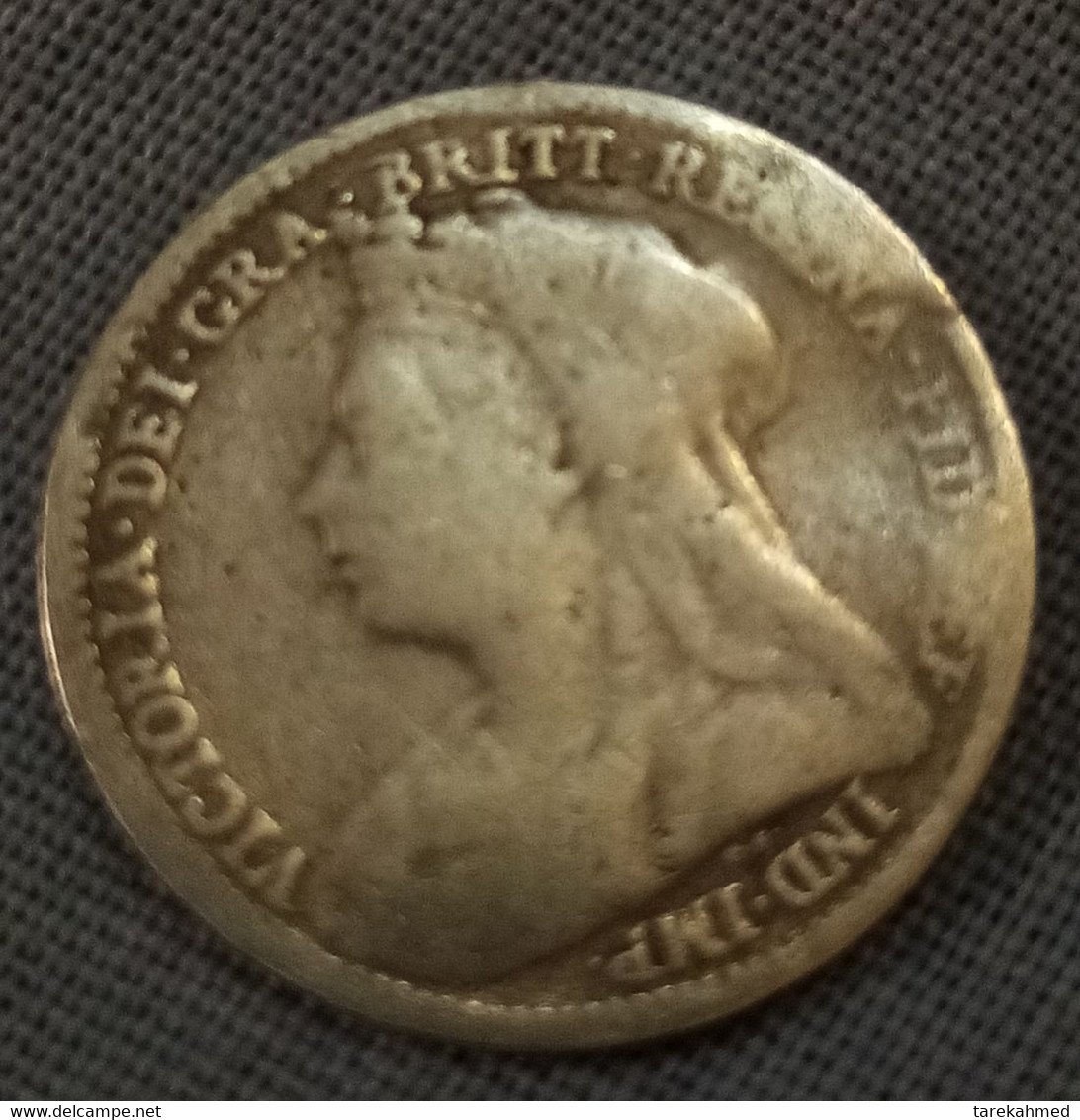Grande-Bretagne, Victoria, 3 Pence, 1896, Argent, KM:777 - F. 3 Pence