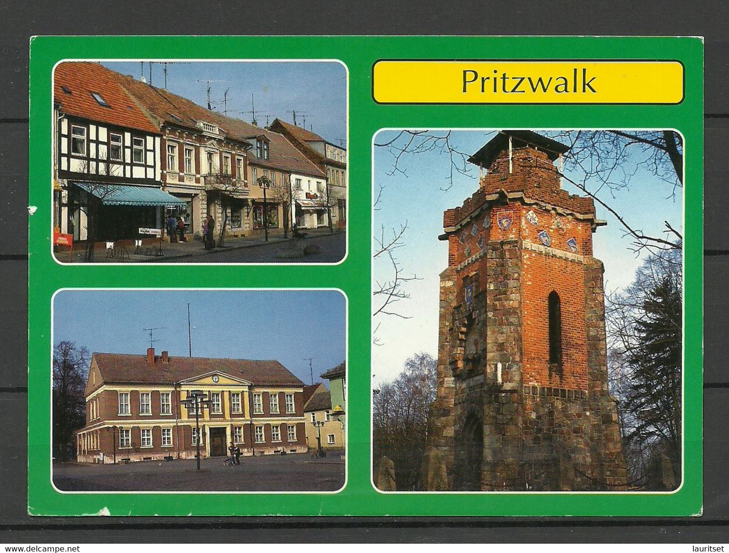 Deutschland PRITZWALK (gesendet 1996, Mit Briefmarke) - Pritzwalk