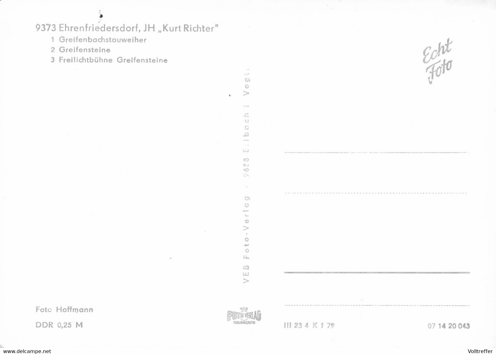 DDR AK 1979 Ehrenfriedersdorf, Jugendherberge Kurt Richter Verschiedene Ansichten - Ehrenfriedersdorf